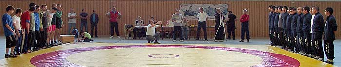 Ringen, Oberliga-Mannschaftsaufstellung - © Dirk Mehrwald Ringen Oberliga Mannschaftsaufstellung