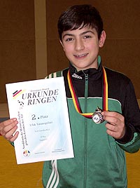 Norddeutscher Vizemeister 2012 Ufuk Torunogullari